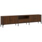 vidaXL TV-Schrank mit Schublade Braun Eiche 200x25x44 cm Holzwerkstoff vidaXL TV-Schrank mit Schublade Braun Eiche 200x25x44 cm Holzwerkstoff