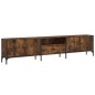 vidaXL TV-Schrank mit Schublade Räuchereiche 200x25x44cm Holzwerkstoff vidaXL TV-Schrank mit Schublade Räuchereiche 200x25x44cm Holzwerkstoff