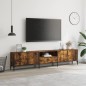 vidaXL TV-Schrank mit Schublade Räuchereiche 200x25x44cm Holzwerkstoff vidaXL TV-Schrank mit Schublade Räuchereiche 200x25x44cm Holzwerkstoff