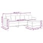 vidaXL 3-Sitzer-Sofa mit Hocker Rosa 180 cm Samt vidaXL 3-Sitzer-Sofa mit Hocker Rosa 180 cm Samt