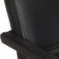 vidaXL Freischwinger 2 Stk. Schwarz Echtleder vidaXL Freischwinger 2 Stk. Schwarz Echtleder