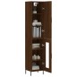 Highboard Braun Eichen-Optik 34,5x34x180 cm Holzwerkstoff Highboard Braun Eichen-Optik 34,5x34x180 cm Holzwerkstoff
