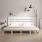 vidaXL Massivholzbett ohne Matratze Weiß 160x200 Kiefernholz vidaXL Massivholzbett ohne Matratze Weiß 160x200 Kiefernholz