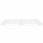 vidaXL Massivholzbett ohne Matratze Weiß 160x200 Kiefernholz vidaXL Massivholzbett ohne Matratze Weiß 160x200 Kiefernholz