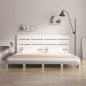 vidaXL Massivholzbett ohne Matratze Weiß 180x200 cm Kiefernholz vidaXL Massivholzbett ohne Matratze Weiß 180x200 cm Kiefernholz
