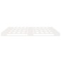 vidaXL Massivholzbett ohne Matratze Weiß 180x200 cm Kiefernholz vidaXL Massivholzbett ohne Matratze Weiß 180x200 cm Kiefernholz