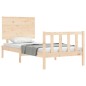 vidaXL Massivholzbett ohne Matratze 100x200 cm Kiefernholz vidaXL Massivholzbett ohne Matratze 100x200 cm Kiefernholz