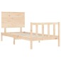 vidaXL Massivholzbett ohne Matratze 100x200 cm Kiefernholz vidaXL Massivholzbett ohne Matratze 100x200 cm Kiefernholz