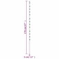 vidaXL Zaunpfosten 15 Stk. Silbern 170 cm Verzinkter Stahl vidaXL Zaunpfosten 15 Stk. Silbern 170 cm Verzinkter Stahl