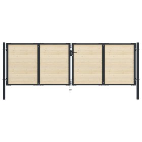 vidaXL Zaunlatten 64 Stk. 89 cm Massivholz Fichte 