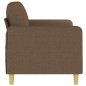 vidaXL 2-Sitzer-Sofa Braun 140 cm Stoff vidaXL 2-Sitzer-Sofa Braun 140 cm Stoff