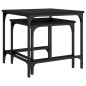vidaXL Satztische 2 Stk. Schwarz Holzwerkstoff vidaXL Satztische 2 Stk. Schwarz Holzwerkstoff