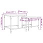vidaXL Satztische 2 Stk. Schwarz Holzwerkstoff vidaXL Satztische 2 Stk. Schwarz Holzwerkstoff
