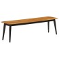 vidaXL Sitzbank 160x40x45 cm Massivholz Mango und Eisen vidaXL Sitzbank 160x40x45 cm Massivholz Mango und Eisen