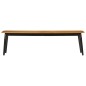 vidaXL Sitzbank 160x40x45 cm Massivholz Mango und Eisen vidaXL Sitzbank 160x40x45 cm Massivholz Mango und Eisen