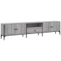 vidaXL TV-Schrank mit Schublade Grau Sonoma 200x25x44 cm Holzwerkstoff vidaXL TV-Schrank mit Schublade Grau Sonoma 200x25x44 cm Holzwerkstoff