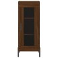 Highboard Braun Eichen-Optik 34,5x34x180 cm Holzwerkstoff Highboard Braun Eichen-Optik 34,5x34x180 cm Holzwerkstoff
