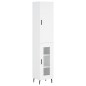 Highboard Weiß 34,5x34x180 cm Holzwerkstoff Highboard Weiß 34,5x34x180 cm Holzwerkstoff