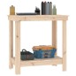 vidaXL Werkbank 80x50x80 cm Massivholz Kiefer vidaXL Werkbank 80x50x80 cm Massivholz Kiefer