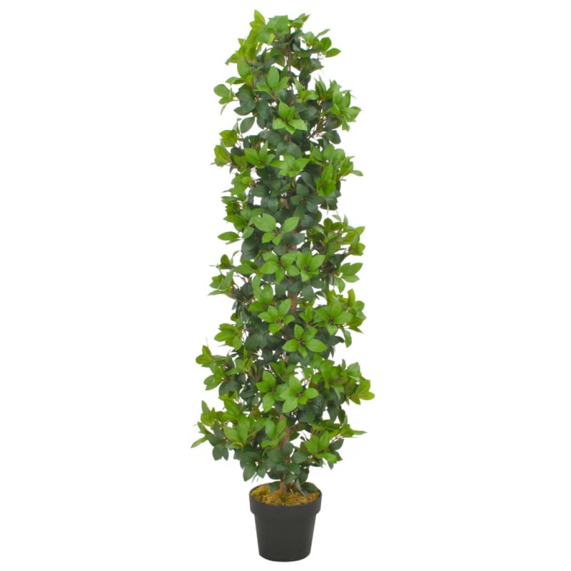 vidaXL Künstliche Pflanze Lorbeerbaum mit Topf Grün 150 cm vidaXL Künstliche Pflanze Lorbeerbaum mit Topf Grün 150 cm