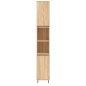 vidaXL 3-tlg. Badmöbel-Set Sonoma-Eiche Holzwerkstoff vidaXL 3-tlg. Badmöbel-Set Sonoma-Eiche Holzwerkstoff