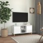 vidaXL TV-Schrank mit Massivholz-Beinen Hochglanz-Weiß 103,5x35x50 cm vidaXL TV-Schrank mit Massivholz-Beinen Hochglanz-Weiß 103,5x35x50 cm
