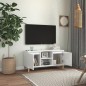 vidaXL TV-Schrank mit Massivholz-Beinen Hochglanz-Weiß 103,5x35x50 cm vidaXL TV-Schrank mit Massivholz-Beinen Hochglanz-Weiß 103,5x35x50 cm