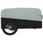 vidaXL Fahrradanhänger Schwarz und Grau 45 kg Eisen vidaXL Fahrradanhänger Schwarz und Grau 45 kg Eisen