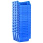 vidaXL Stapelboxen 20 Stk. Blau Kunststoff vidaXL Stapelboxen 20 Stk. Blau Kunststoff