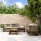 vidaXL 6-tlg. Garten-Lounge-Set Honigbraun Massivholz Kiefer vidaXL 6-tlg. Garten-Lounge-Set Honigbraun Massivholz Kiefer