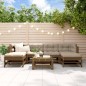 vidaXL 7-tlg. Garten-Lounge-Set Honigbraun Massivholz Kiefer vidaXL 7-tlg. Garten-Lounge-Set Honigbraun Massivholz Kiefer