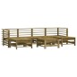 vidaXL 7-tlg. Garten-Lounge-Set Kiefernholz Imprägniert vidaXL 7-tlg. Garten-Lounge-Set Kiefernholz Imprägniert