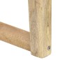 vidaXL Bank 110 cm Braun Echtleder und Massivholz Mango vidaXL Bank 110 cm Braun Echtleder und Massivholz Mango