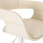 vidaXL Barhocker Weiß Kunstleder vidaXL Barhocker Weiß Kunstleder