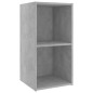 vidaXL TV-Schrank Betongrau 72x35x36,5 cm Holzwerkstoff vidaXL TV-Schrank Betongrau 72x35x36,5 cm Holzwerkstoff
