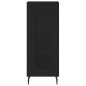 Highboard Schwarz 34,5x34x180 cm Holzwerkstoff Highboard Schwarz 34,5x34x180 cm Holzwerkstoff