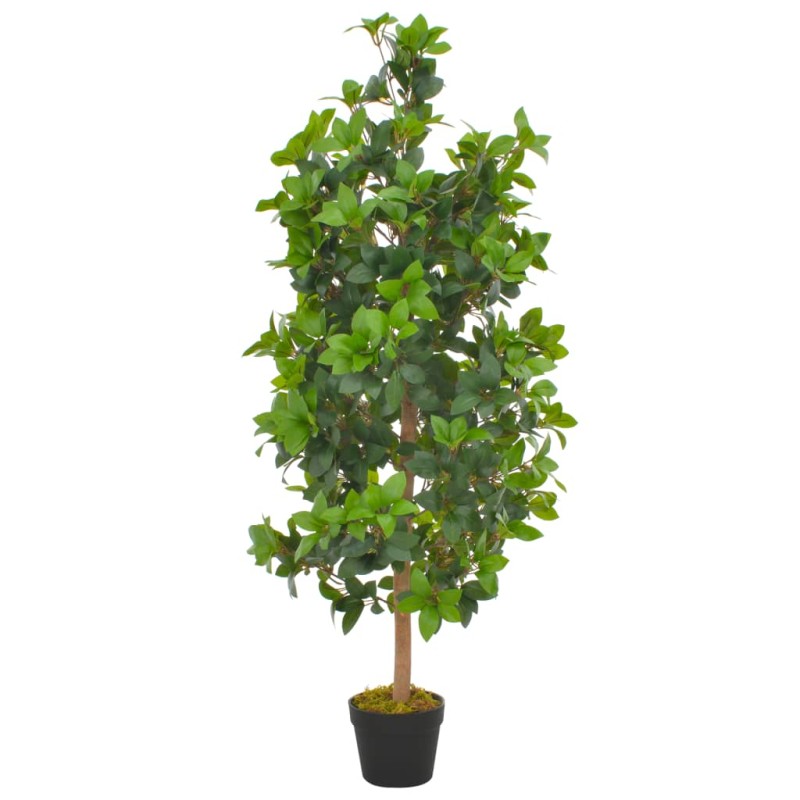 vidaXL Künstliche Pflanze Lorbeerbaum mit Topf Grün 120 cm vidaXL Künstliche Pflanze Lorbeerbaum mit Topf Grün 120 cm