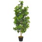 vidaXL Künstliche Pflanze Lorbeerbaum mit Topf Grün 120 cm vidaXL Künstliche Pflanze Lorbeerbaum mit Topf Grün 120 cm