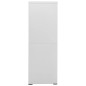 vidaXL Aktenschrank Hellgrau 90x46x134 cm Stahl