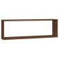 vidaXL Wandregale 4 Stk. Braun Eichen-Optik 80x15x26,5cm Holzwerkstoff vidaXL Wandregale 4 Stk. Braun Eichen-Optik 80x15x26,5cm Holzwerkstoff