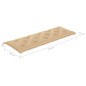 vidaXL 3-Sitzer-Gartenbank mit Auflage 150 cm Grau Eukalyptusholz vidaXL 3-Sitzer-Gartenbank mit Auflage 150 cm Grau Eukalyptusholz