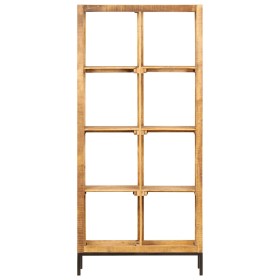 vidaXL Bücherregal 80 x 25 x 175 cm Mango Massivholz