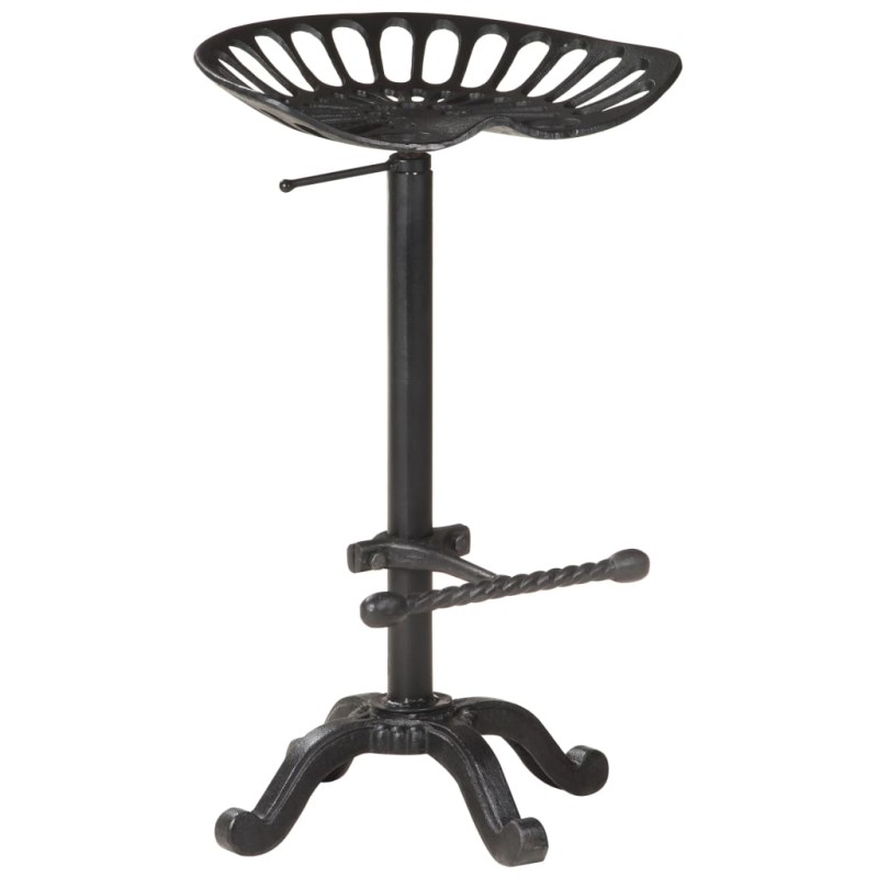 vidaXL Barhocker Schwarz Gusseisen vidaXL Barhocker Schwarz Gusseisen