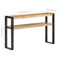 vidaXL Konsolentisch 120x30x75 cm Raues Mangoholz vidaXL Konsolentisch 120x30x75 cm Raues Mangoholz