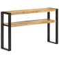 vidaXL Konsolentisch 120x30x75 cm Raues Mangoholz vidaXL Konsolentisch 120x30x75 cm Raues Mangoholz