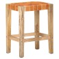 vidaXL Barhocker 2 Stk. Braun Echtleder 60 cm vidaXL Barhocker 2 Stk. Braun Echtleder 60 cm