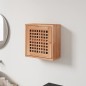 vidaXL Wandschrank 42x18x42 cm Massivholz Nussbaum vidaXL Wandschrank 42x18x42 cm Massivholz Nussbaum