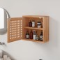 vidaXL Wandschrank 42x18x42 cm Massivholz Nussbaum vidaXL Wandschrank 42x18x42 cm Massivholz Nussbaum