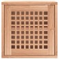 vidaXL Wandschrank 42x18x42 cm Massivholz Nussbaum vidaXL Wandschrank 42x18x42 cm Massivholz Nussbaum