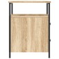 vidaXL Nachttisch Sonoma-Eiche 44x45x60 cm Holzwerkstoff vidaXL Nachttisch Sonoma-Eiche 44x45x60 cm Holzwerkstoff